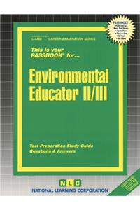 Environmental Educator II/III