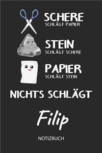 Nichts schlägt - Filip - Notizbuch