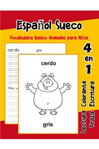 Español Sueco Vocabulario Basico Animales para Niños