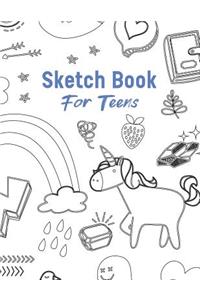 Sketch Book For Teens