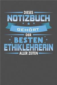 Dieses Notizbuch Gehört Der Besten Ethiklehrerin Aller Zeiten