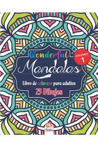 Wonderful Mandalas 1 - Libro de Colorear para Adultos