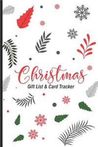 Christmas Gift List & Card Tracker