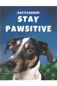 Undated, Blank Hourly Appointment Book For Daily Planning - Day Planner - Jack Russel Terrier Dog Cover Photo