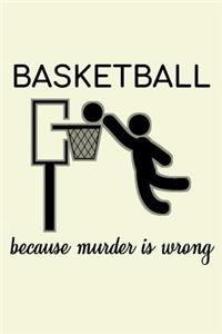 Basketball Because Murder Is Wrong