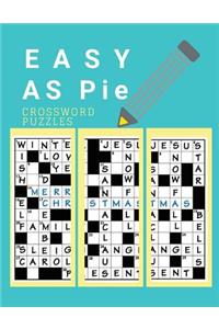 Easy AS Pie Crossword Puzzles