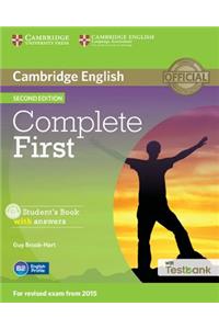 Complete First Student's Book with Answers with Testbank
