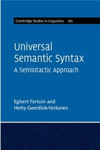 Universal Semantic Syntax