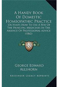 A Handy Book of Domestic Homeopathic Practice