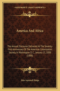 America And Africa