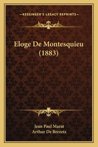 Eloge De Montesquieu (1883)
