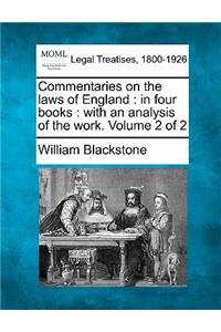 Commentaries on the laws of England