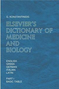Elsevier's Dictionary of Medicine and Biology
