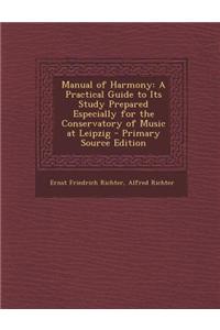 Manual of Harmony