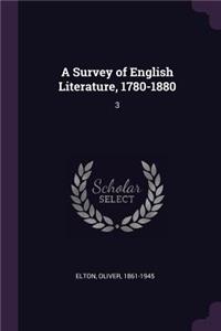 A Survey of English Literature, 1780-1880