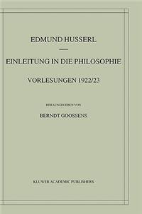 Einleitung in die Philosophie