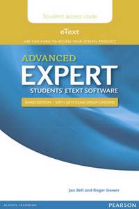 Expert Advanced 3rd Edition eText Students' Pin Card