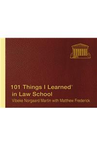 101 Things I Learned (R) in Law School