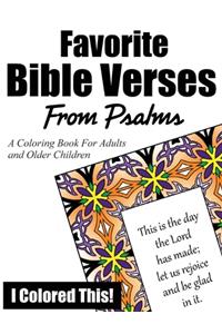 Favorite Bible Verses From Psalms