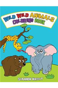 Wild Wild Animals Coloring Book