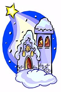 2020 Daily Planner Snow Covered Winter Church 388 Pages