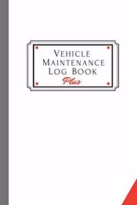 Vehicle Maintenance Log Book Plus
