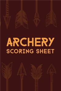 Archery Scoring Sheet