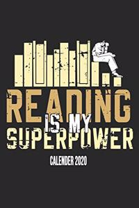 Reading Is My Superpower Calender 2020