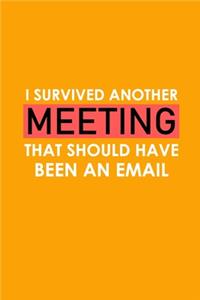 I Survived Another Meeting That Should Have Been An Email