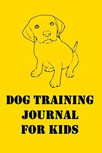 Dog Training Journal for Kids