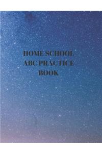 Home School ABC Practice Book