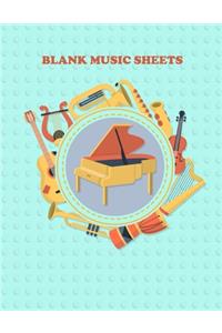 Blank Music Sheets