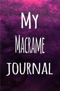 My Macrame Journal