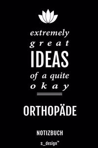 Notizbuch für Orthopäden / Orthopäde / Orthopädin