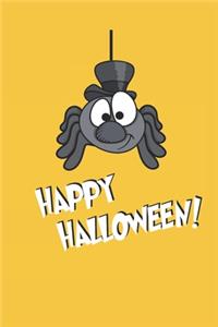Top Hat Spider Halloween Journal
