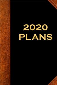 2020 Weekly Planner 2020 Plans Vintage Style 134 Pages