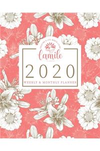 2020 Planner Weekly & Monthly Planner - Creating A Life Worth Living Camile Planners