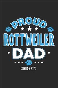 Proud Rottweiler Dad Calendar 2020