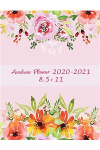 Academic Planner 2020-2021 8.5 x 11