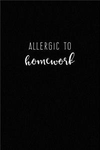 Allergic to Homework