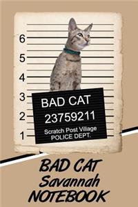 Bad Cat Savannah Notebook