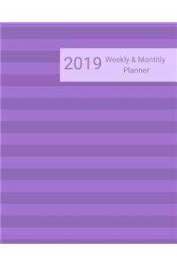 2019 Weekly and Monthly Planner