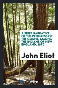 A Brief Narrative of the Progress of the Gospel Among the Indians of New England. 1670