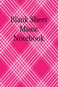 Blank Sheet Music Notebook