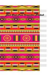 Blank Sheet Music Composition Notebook