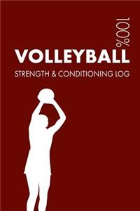 Volleyball Strength and Conditioning Log