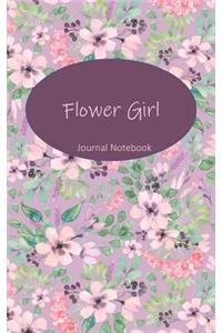 Flower Girl Journal Notebook