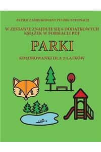 Kolorowanka dla 2-latków (Parki)