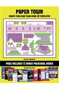 Preschool Workbooks (Paper Town - Create Your Own Town Using 20 Templates)