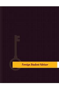 Foreign Student Adviser Work Log